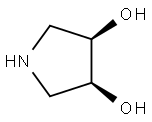 顺-吡咯烷-3,4-二醇 结构式