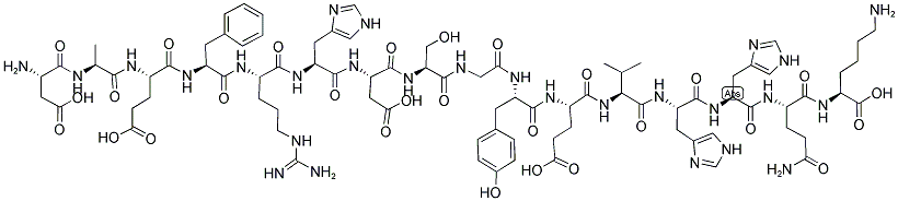 BETA- AMYLOID (1-16) 结构式