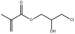 3-氯-2-羟基丙基甲基丙烯酸酯 结构式