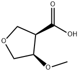 3-Furancarboxylicacid,tetrahydro-4-methoxy-,(3R-cis)-(9CI) 结构式