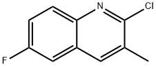 6-氟-3-甲基-2-氯喹啉 结构式