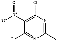 2-甲基-4,6-二氯-5-硝基嘧啶 结构式
