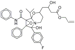 Allyl Ester of Atorvastatin Cyclic (Isopropyl) Impurity 结构式