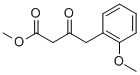 4-(2-甲氧基苯基)-3-氧代丁酸甲酯 结构式