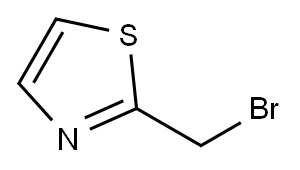 2-溴甲基噻唑 结构式