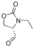 4-Oxazolidinecarboxaldehyde, 3-ethyl-2-oxo-, (S)- (9CI) 结构式