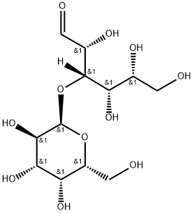 3-O-(Α-D-吡喃半乳糖基)-D-半乳糖 结构式