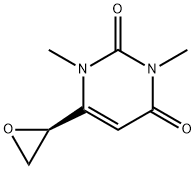1,3-dimethyl-6-oxiranyl-2,4-pyrimidinedione 结构式