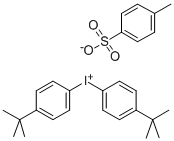 二(4-叔丁基苯基)碘鎓对甲苯磺酸盐 结构式
