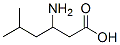 (+-)-3-氨基-5-甲基己酸 结构式
