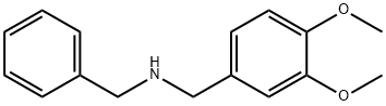 苄基-(3,4-二甲氧基苄基)胺 结构式