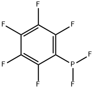 Phosphonous difluoride, (pentafluorophenyl)- 结构式