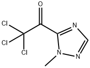 2,2,2-TRICHLORO-1-(1-METHYL-1H-1,2,4-TRIAZOL-5-YL)ETHANONE 结构式