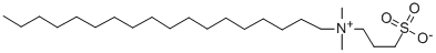 N,N-二甲基-N-(3-磺丙基)-1-十八烷铵内盐 结构式