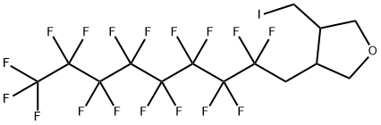 Furan,3-(2,2,3,3,4,4,5,5,6,6,7,7,8,8,9,9,9-heptadecafluorononyl)tetrahydro-4-(iodomethyl)-