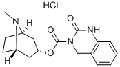 8-METHYL-8-AZABICYCLO-3-ENDO[3.2.1]OCT-3-YL-1,4-DIHYDRO-2-OXO-3(2H)-QUINAZOLINECARBOXYLIC ACID ESTER HYDROCHLORIDE 结构式