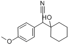 1-(羟基环己基)-(4-甲氧基苯基)乙腈 结构式