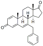 7-benzyl-1,4,6-androstatriene-3,17-dione 结构式