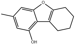 1-Dibenzofuranol, 3-Methyl-6,7,8,9-tetrahydro- 结构式