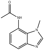 Acetamide, N-(1-methyl-7-benzimidazolyl)- (8CI) 结构式