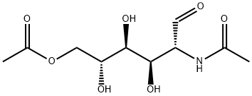 N-乙酰基-D-葡糖胺-6-乙酸酯 结构式