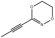 1,4,2-Dioxazine, 5,6-dihydro-3-(1-propynyl)- (9CI) 结构式