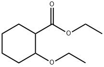 Cyclohexanecarboxylic acid, 2-ethoxy-, ethyl ester (9CI) 结构式