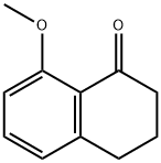 8-甲氧基-Α-四氢萘酮 结构式