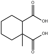 1-甲基环己烷-1,2-二甲酸 结构式