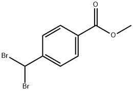 4-二溴甲基苯甲酸甲酯 结构式