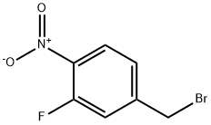 3-氟-4-硝基溴化苄 结构式