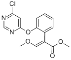 (E)-2-[2-(6-氯嘧啶-4-基氧)苯基]-3-甲氧基丙烯酸甲酯 结构式
