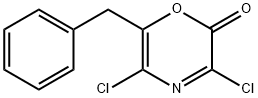 2H-1,4-Oxazin-2-one,  3,5-dichloro-6-(phenylmethyl)- 结构式