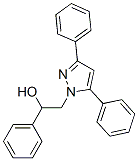 1-(2-hydroxy-2-phenylethyl)-3,5-diphenylpyrazole 结构式