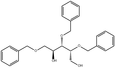 1,3,4-TRI-O-BENZYL-D-RIBITOL 结构式