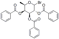 2,3,4-tri-O-benzoylfucopyranosyl bromide 结构式