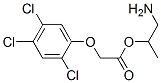 1-aminopropan-2-ol: 2-(2,4,5-trichlorophenoxy)acetic acid 结构式