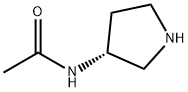 (3R)-(+)-3-乙酰氨基吡咯烷 结构式