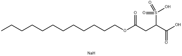 月桂醇磺基琥珀酸酯二钠 结构式