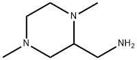 (1,4-二甲基哌嗪-2-基)甲胺 结构式