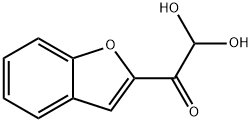 2-BENZOFURANYLGLYOXAL HYDRATE 结构式