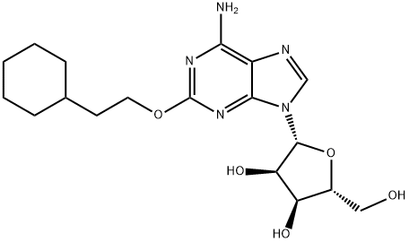 2-(2-cyclohexylethoxy)adenosine 结构式