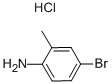 4-溴-2-甲基苯胺盐酸盐 结构式