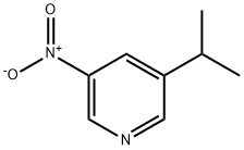 3-异丙基-5-硝基吡啶 结构式