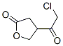 2(3H)-Furanone, 4-(chloroacetyl)dihydro- (9CI) 结构式