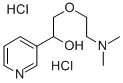 alpha-((2-(Dimethylamino)ethoxy)methyl)-3-pyridinemethanol dihydrochlo ride 结构式