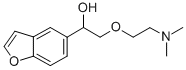 alpha-((2-(Dimethylamino)ethoxy)methyl)-5-benzofuranmethanol 结构式