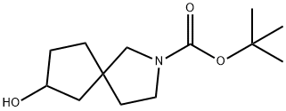 7-羟基-2-氮杂螺[叔丁基][4.4]壬烷-2-羧酸叔丁酯 结构式