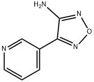 [4-(3-吡啶基)呋咱-3-基]胺 结构式