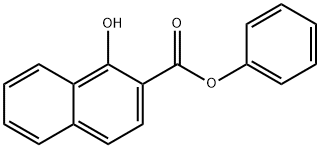1-羟基-2-萘甲酸苯酯 结构式